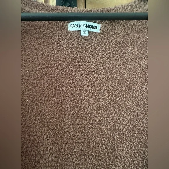 Cozy Brown Long Cardigan - Picture 4 of 4